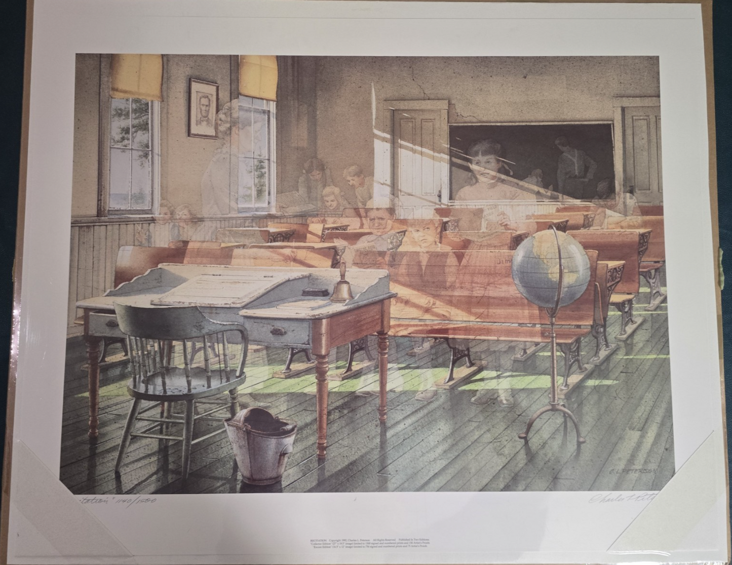 Charles L Peterson Recitation - Signed & Numbered Print