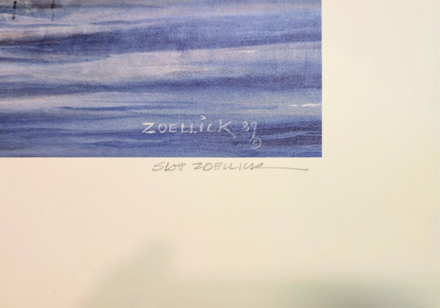 Scott Zoellick "Silent Outpost" Signed & Numbered Bald Eagle Limited Print 284/8