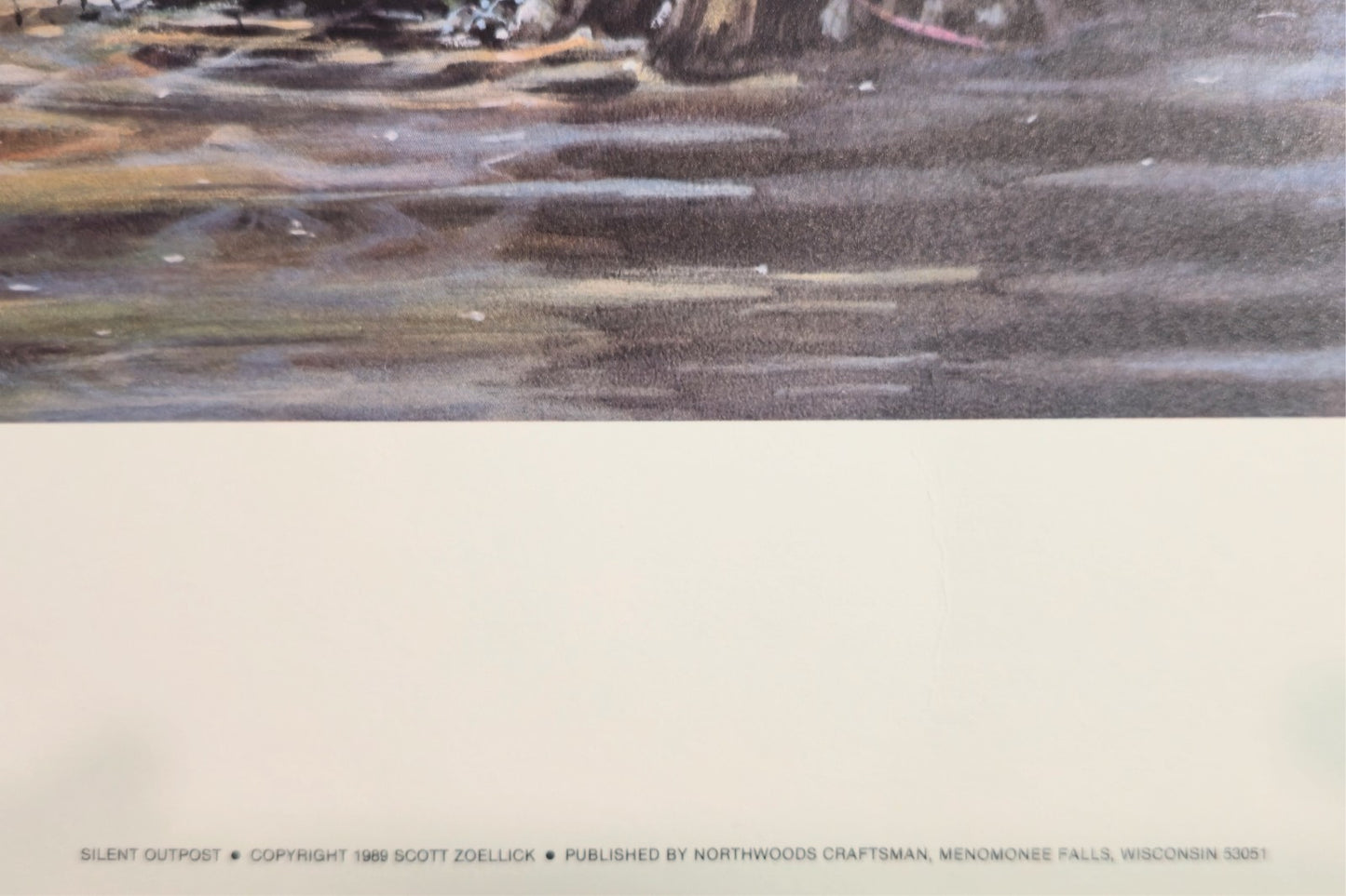 Scott Zoellick "Silent Outpost" Signed & Numbered Bald Eagle Limited Print 284/8