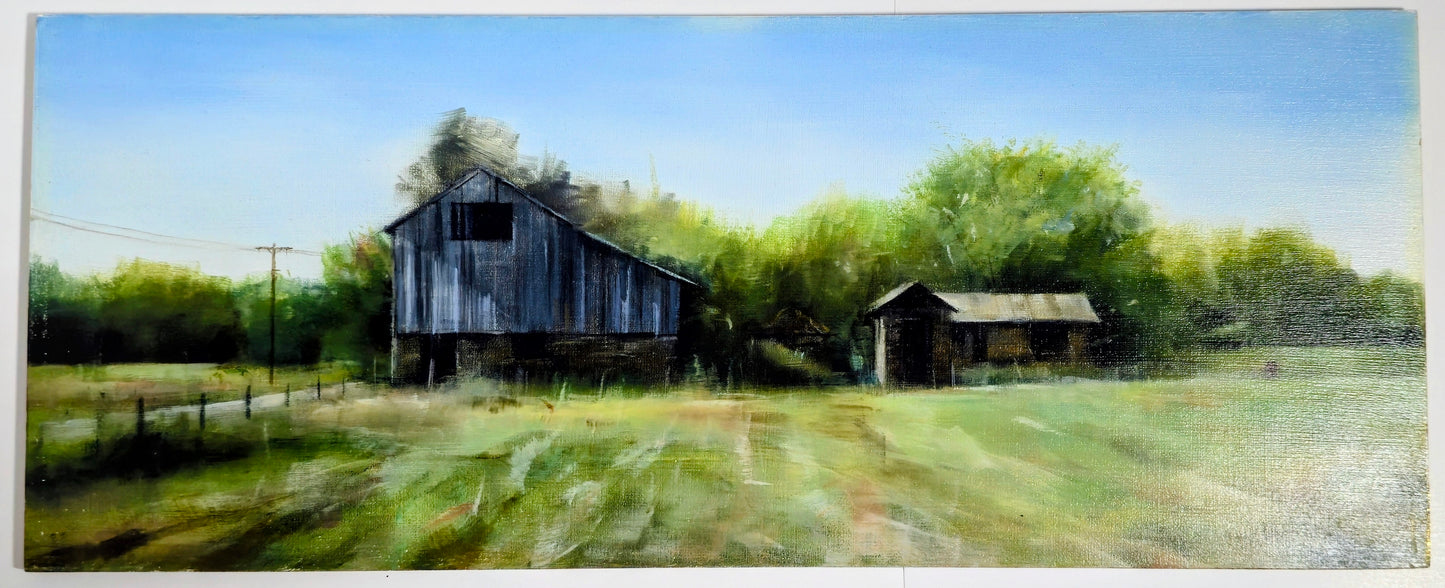 Michael DeFrancesco Original Oil Painting "The Mormon Farm"