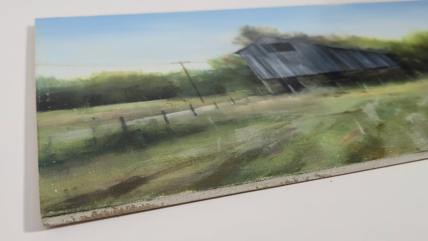 Michael DeFrancesco Original Oil Painting "The Mormon Farm"