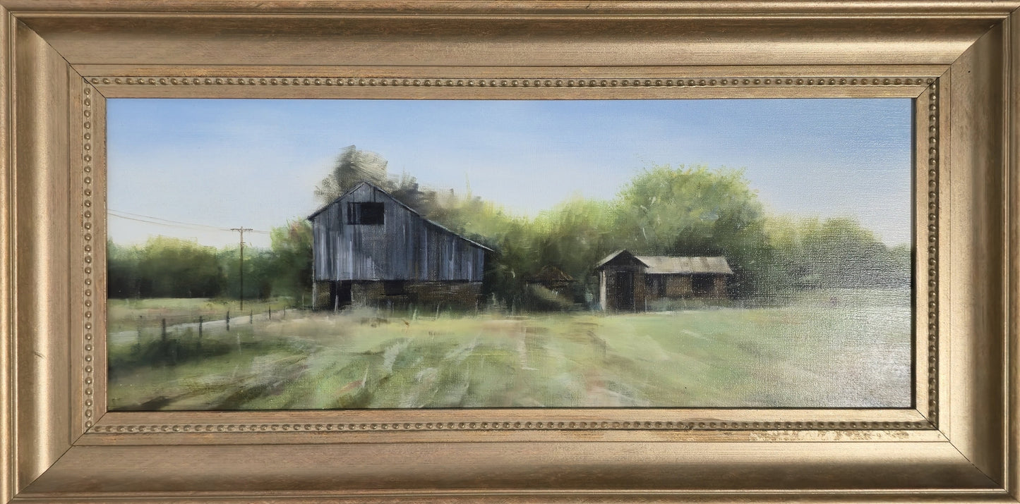 Michael DeFrancesco Original Oil Painting "The Mormon Farm"