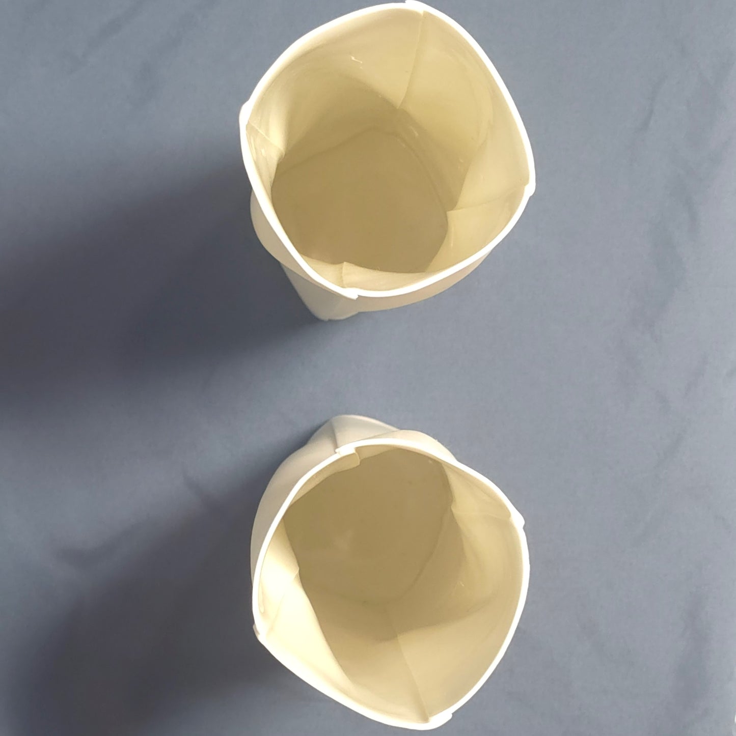 Pair of Inge Vincents Thinware Paper-Thin Danish Porcelain Vases