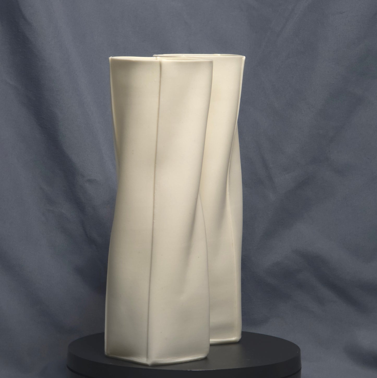 Pair of Inge Vincents Thinware Paper-Thin Danish Porcelain Vases