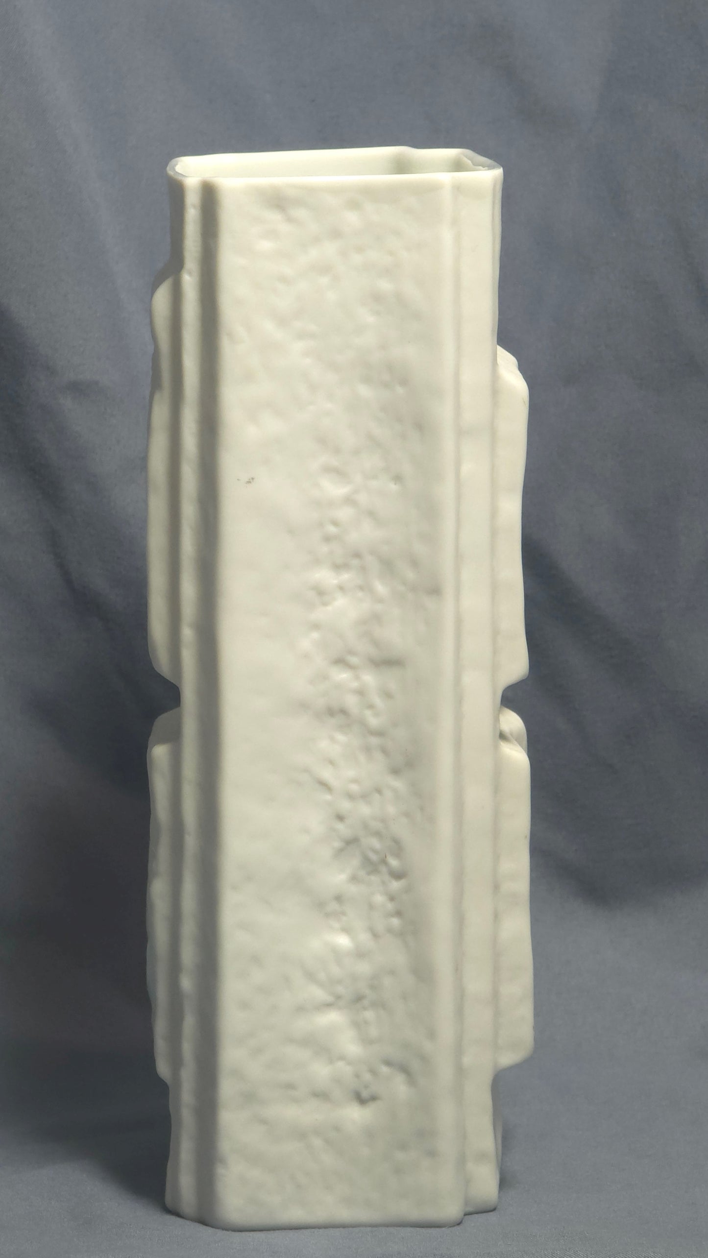 White Bisque Relief Vase by Martin Freyer for Rosenthal