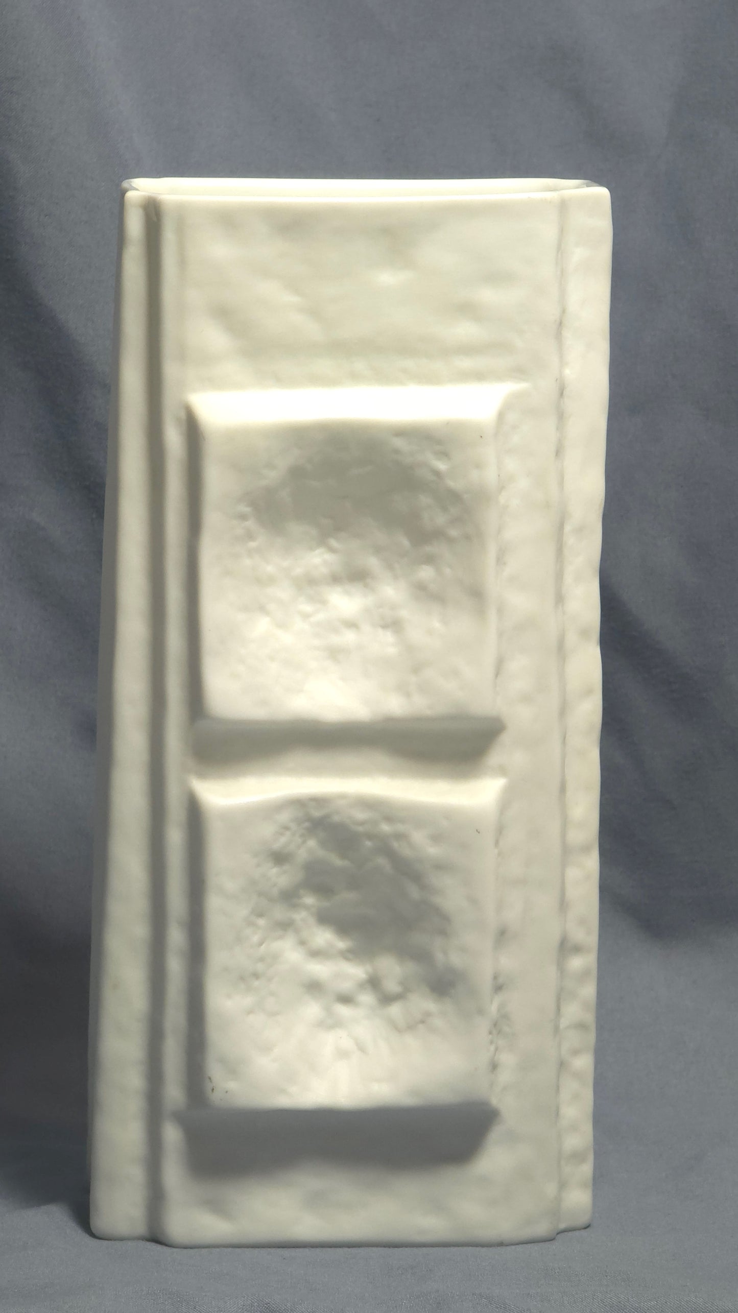 White Bisque Relief Vase by Martin Freyer for Rosenthal