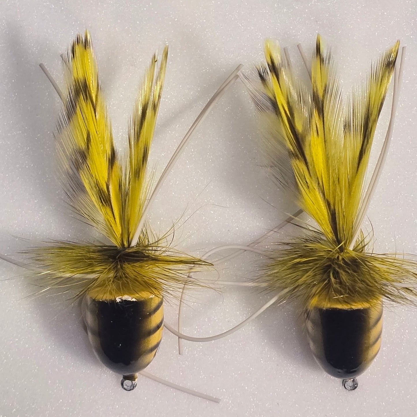 Lot of 10 Fly Fishing Lures in Padded Case