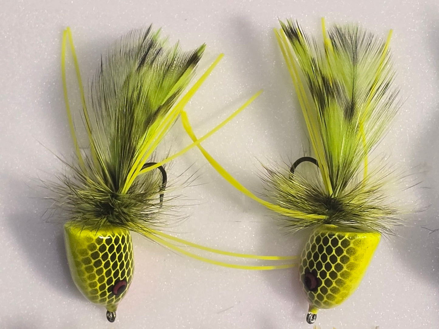 Lot of 10 Fly Fishing Lures in Padded Case