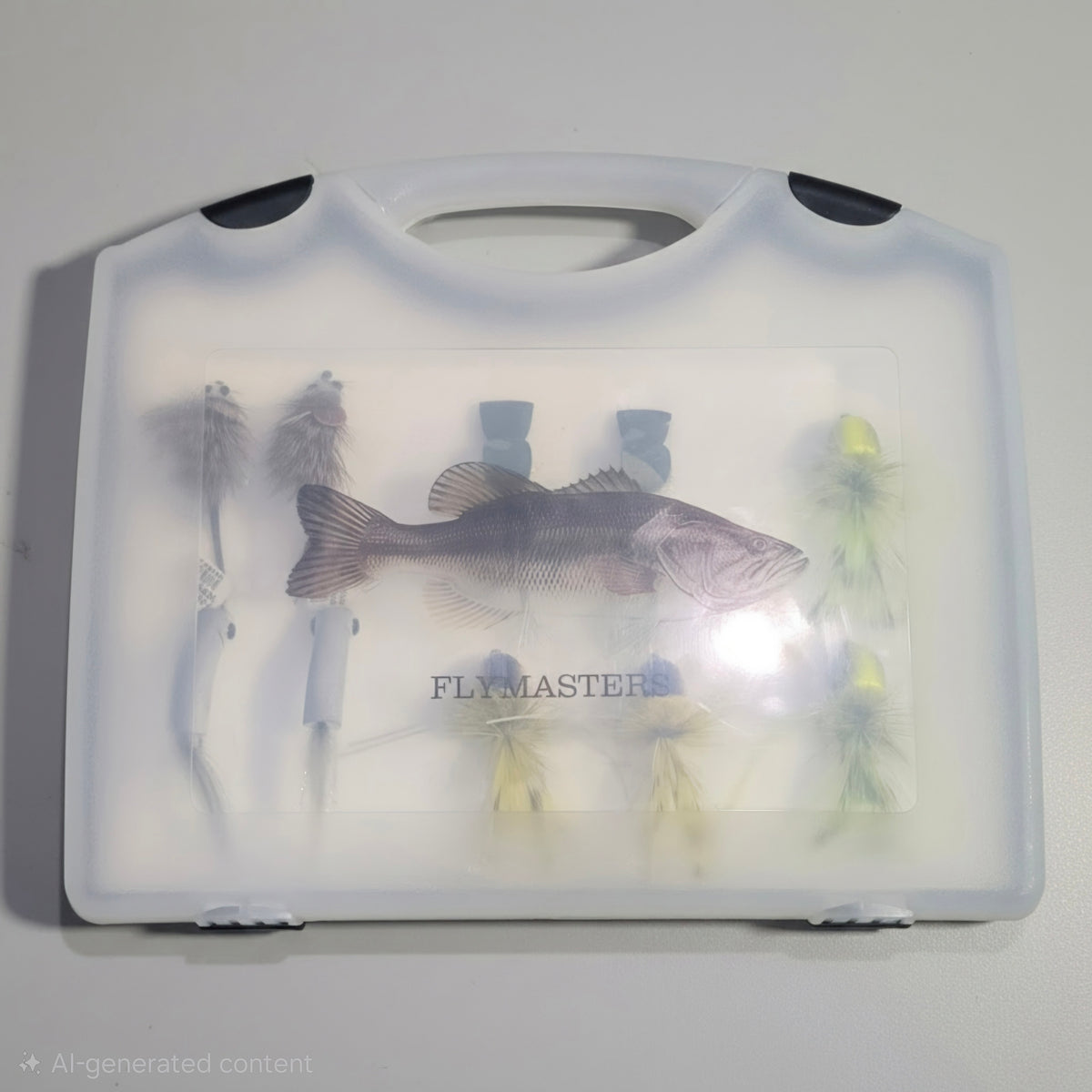 Lot of 10 Fly Fishing Lures in Padded Case